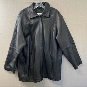 Women’s LNR Black Leather Jacket
